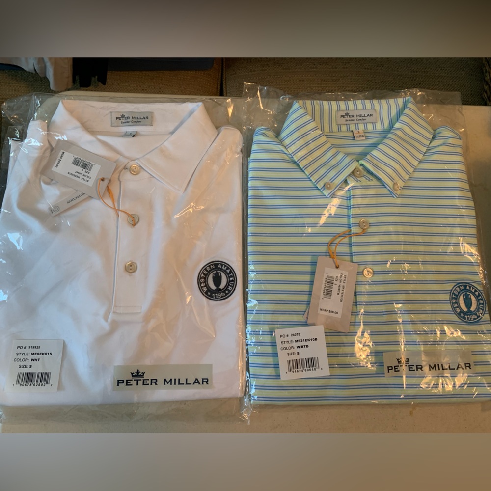 Peter Millar golf shirts